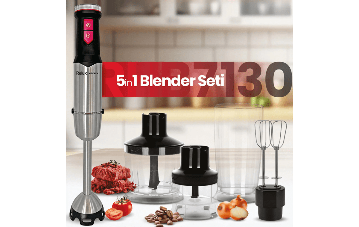 Relux 1300 W Blender Seti - RHB7130 