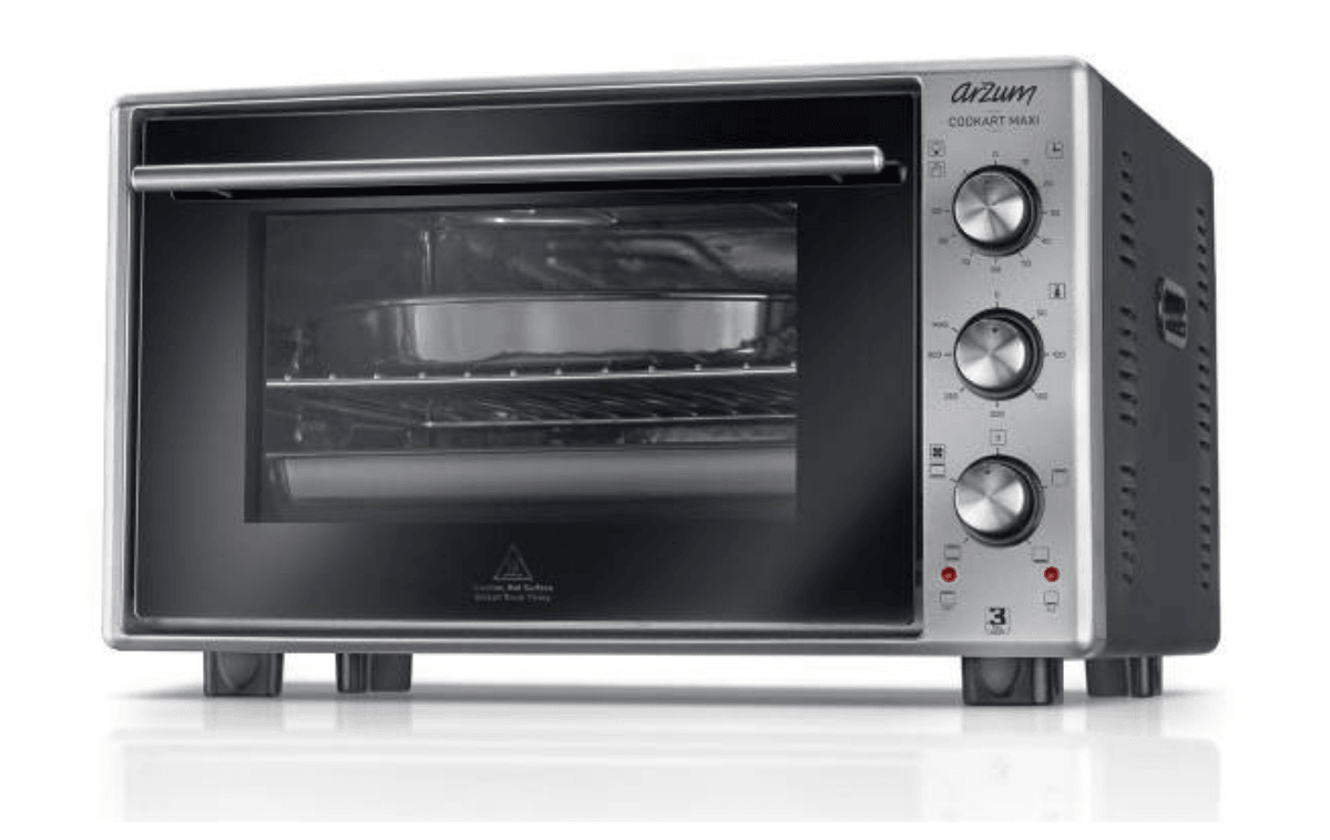 Cookart Maxi Çift Camlı Fırın 50 lt Inox Ar2002