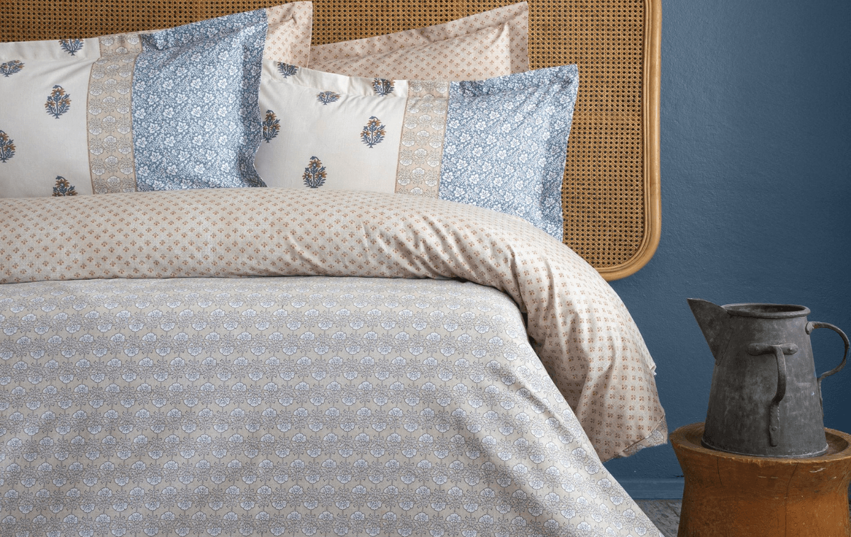 Apricitas Hazel Çift Kişilik Komple Set Indigo