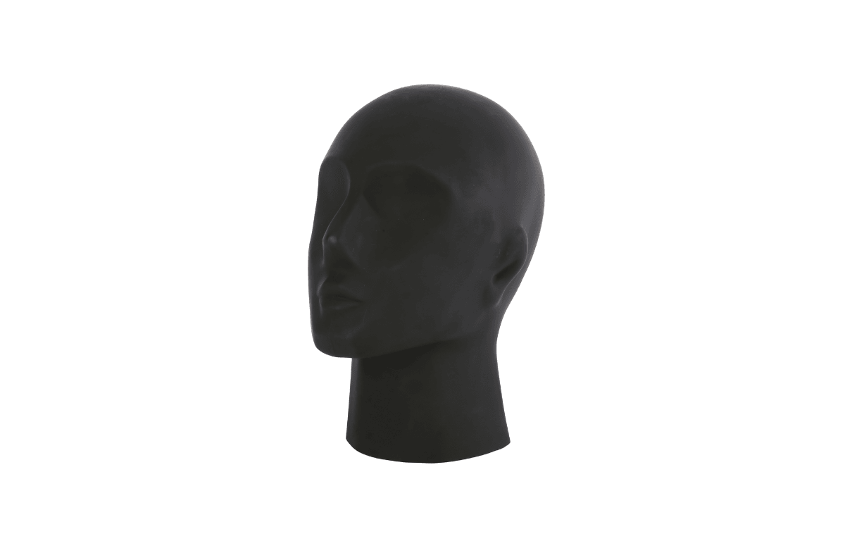 Hanzade Konsept Siyah Büst 2 20.5x16x25 cm