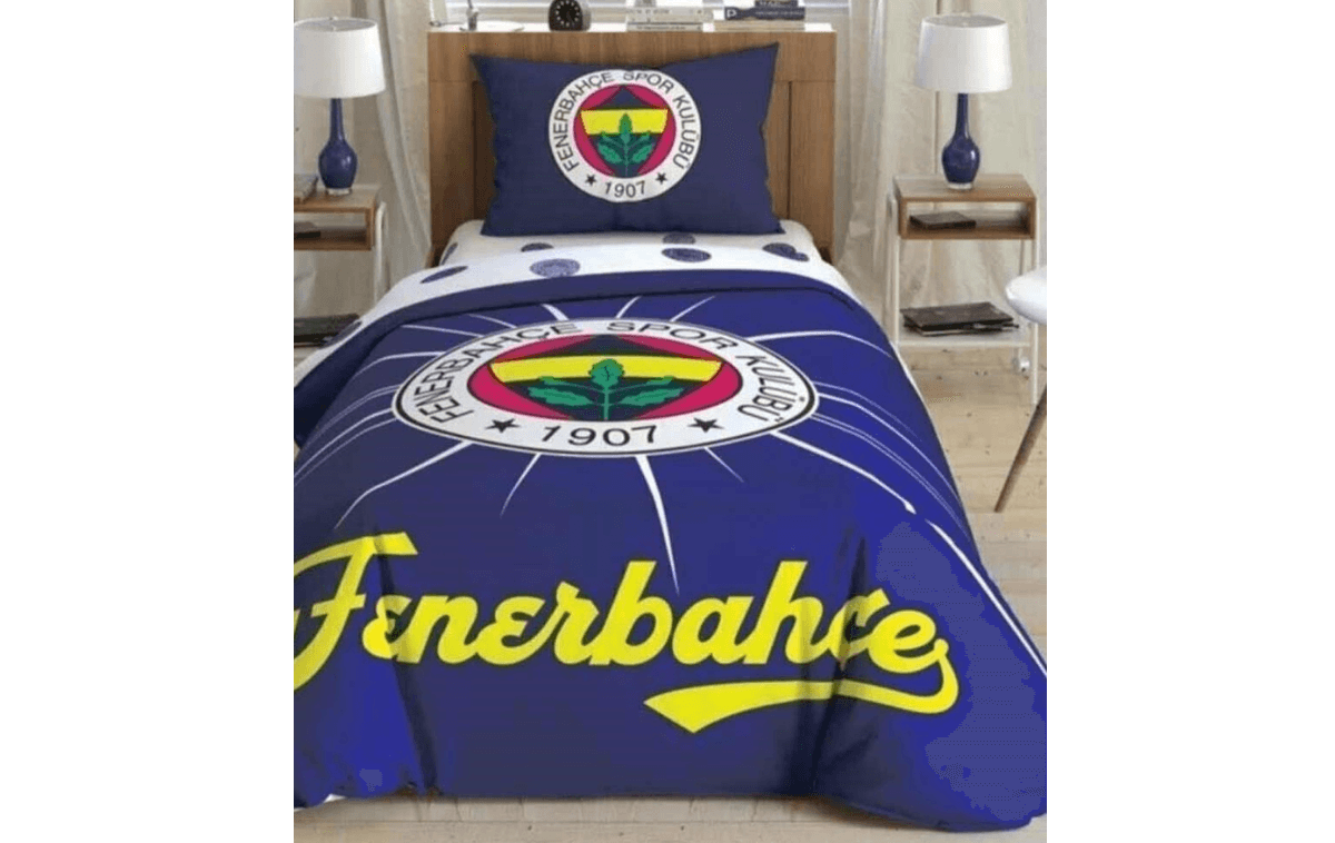 Taç 3607 T.K Disney Brf Nevresim Tk. Fenerbahçe Lıght Glow