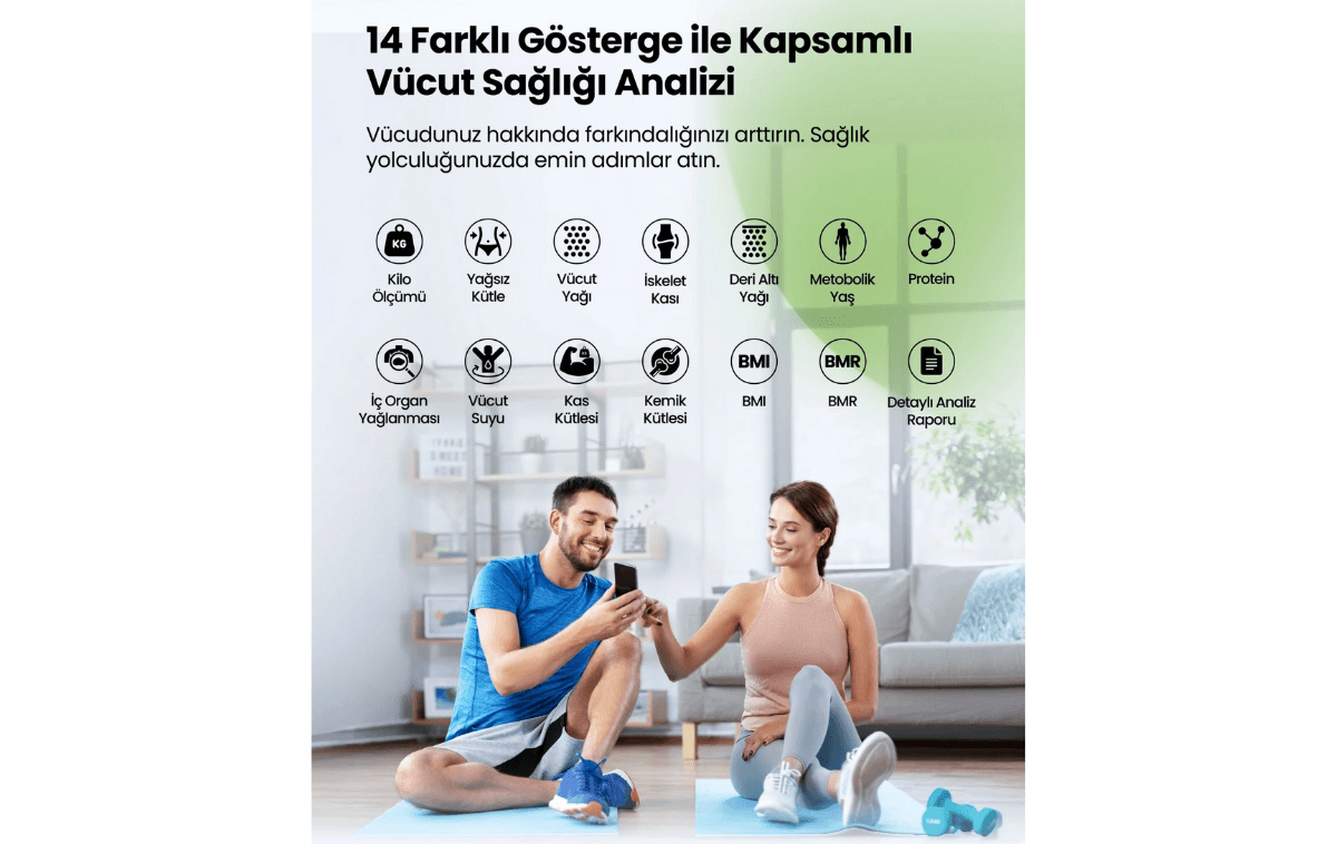 Relux RBS6000 InnerTrace Akıllı Vücut Analiz Tartısı 