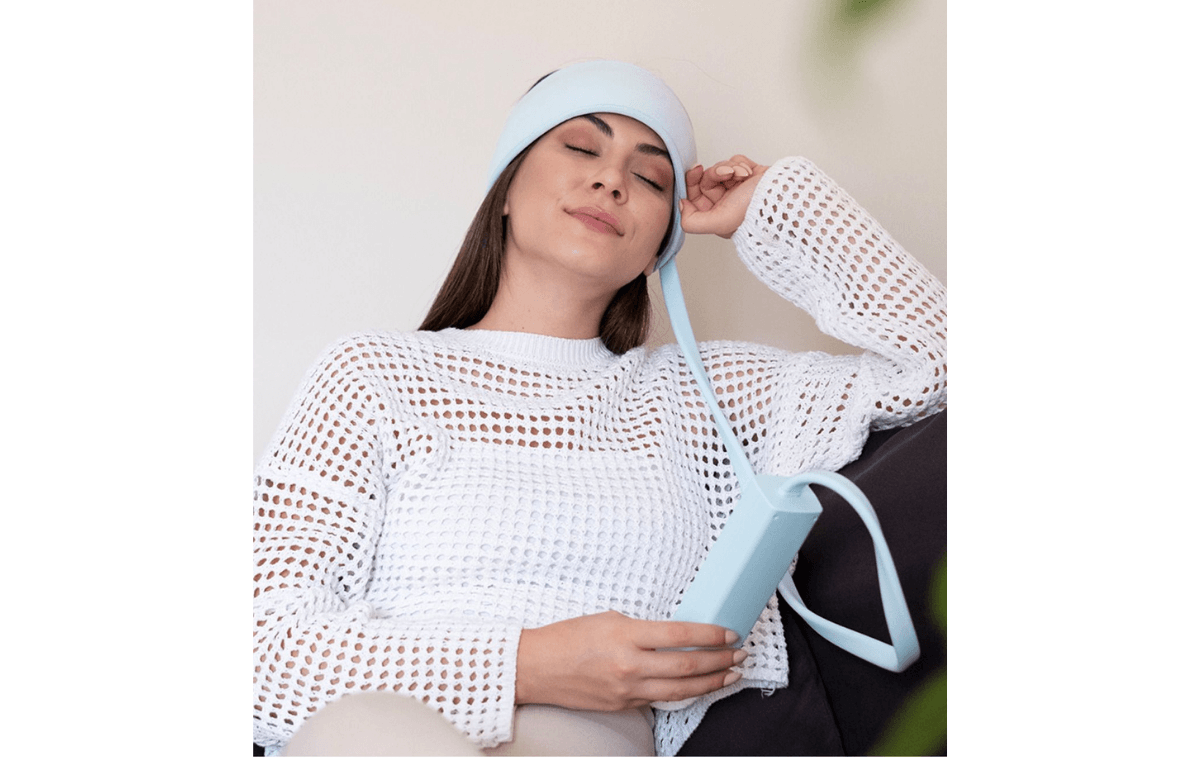 Osio Headband Isıtma Ve Ovma Özellikli Şarjlı Kafa Masaj Aleti