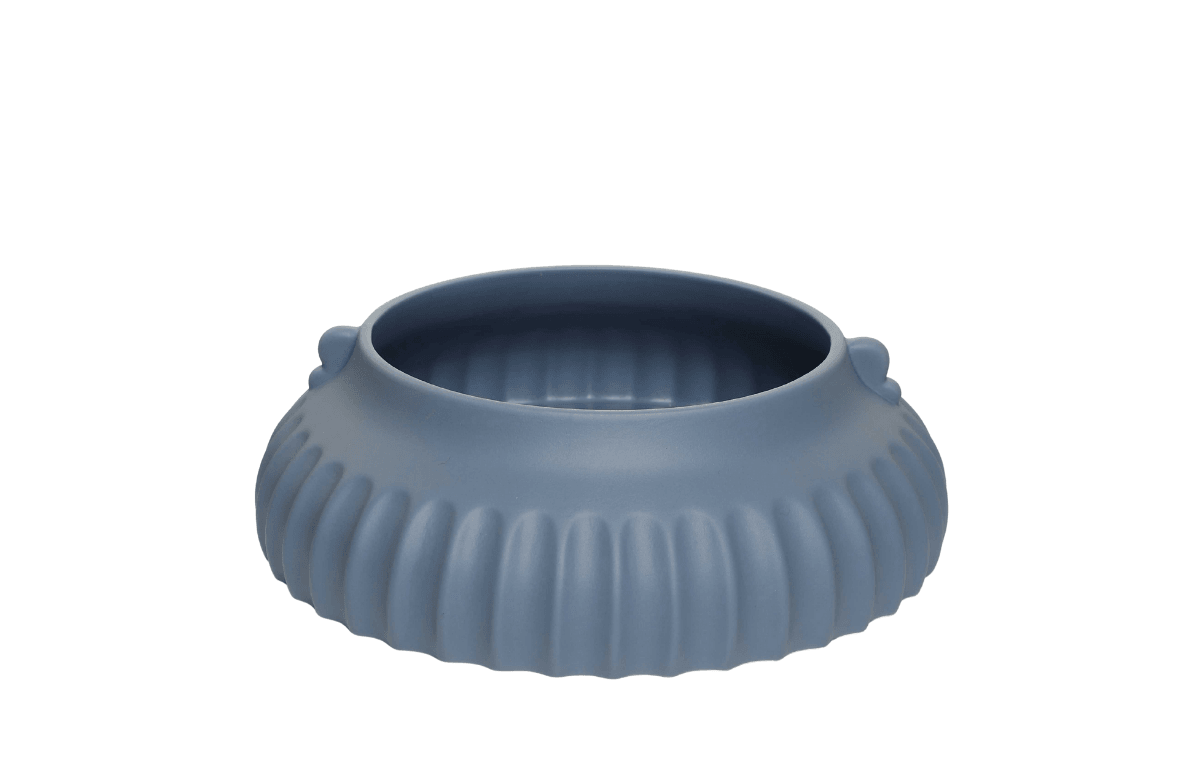 Hanzade Konsept Bowl Mavi Vazo 33x33x10 Cm - AK.JL0045