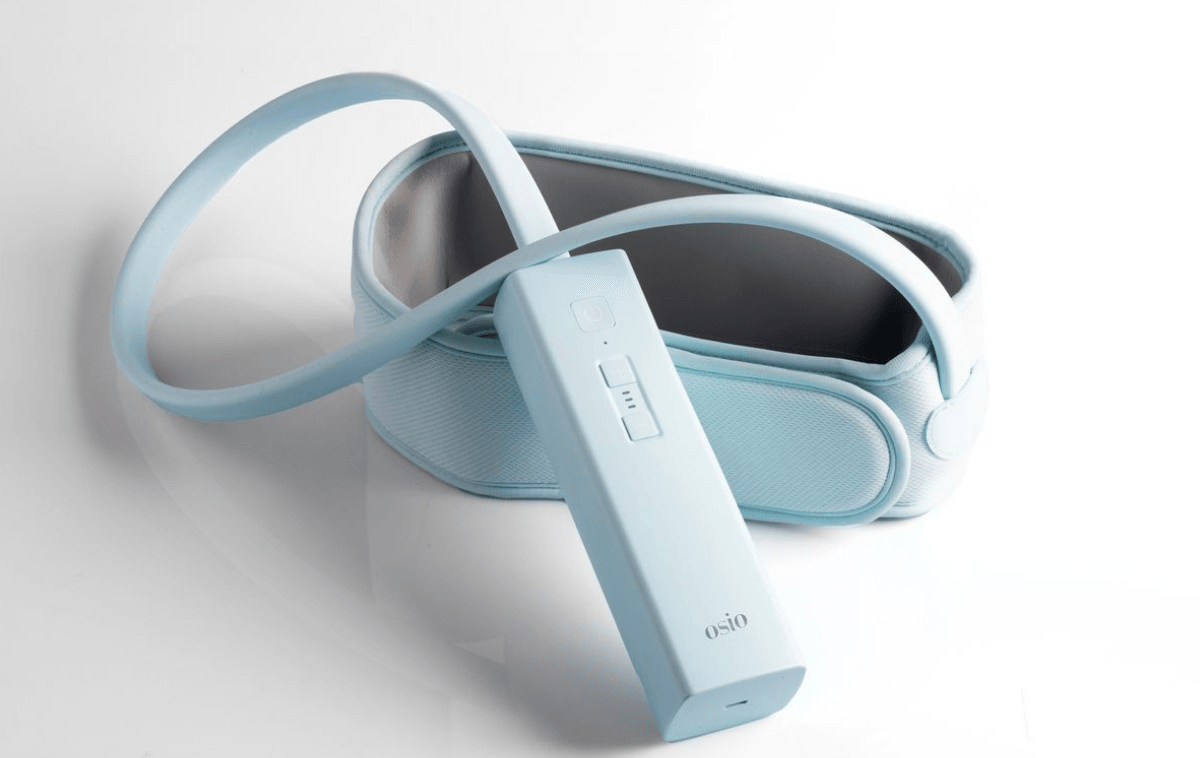 Osio Headband Isıtma Ve Ovma Özellikli Şarjlı Kafa Masaj Aleti