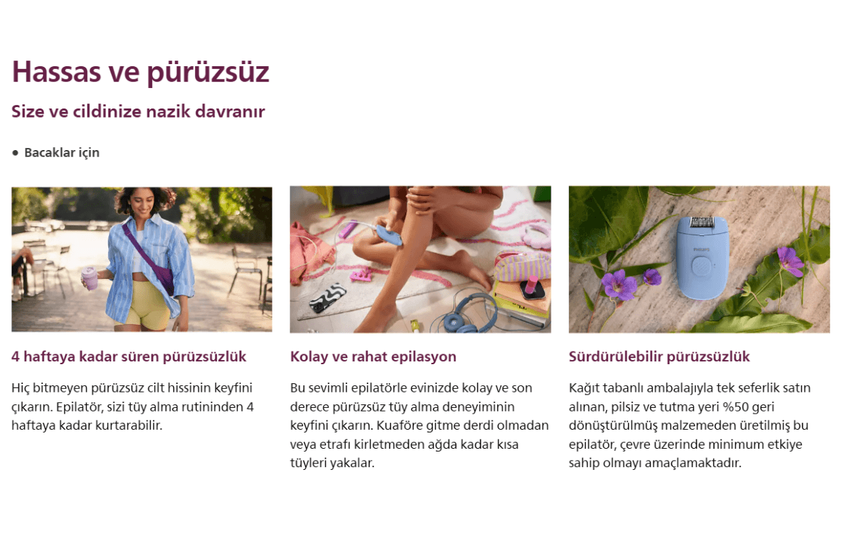 Epilasyon Aleti - Philips Bre228/05 