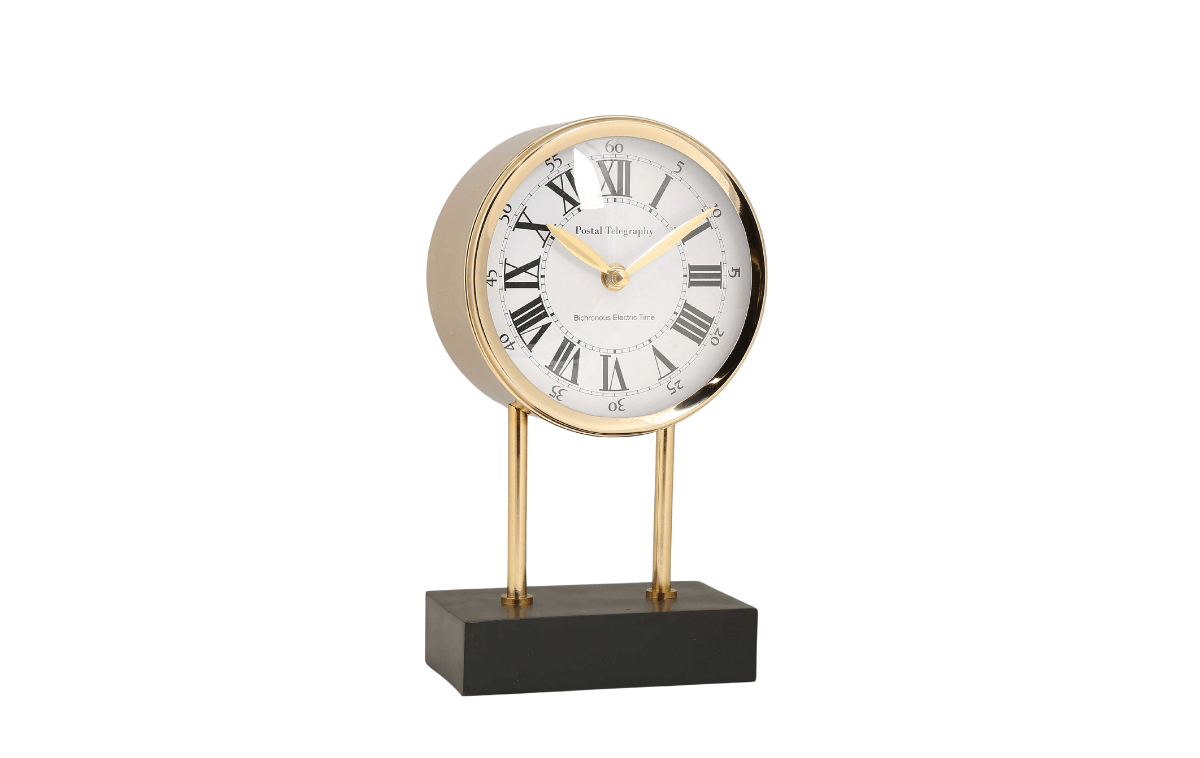 Hanzade Konsept Metal Roma Saat 8x15x28 Cm - AK.IV0367
