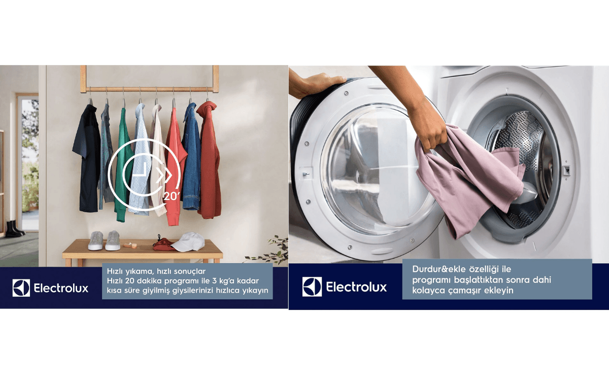 Electrolux Ew6F3414Ut 600 Serisi Sensicare 10 Kg 1400 Devir Universaldose Çamaşır Makinesi