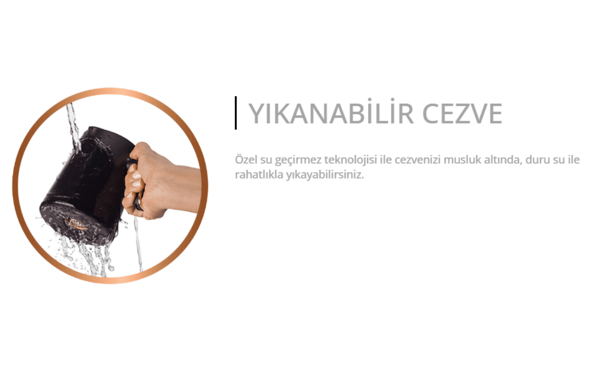 Arzum Ok006 Mınıo Duo Bakır Türk Kahve Makinesi
