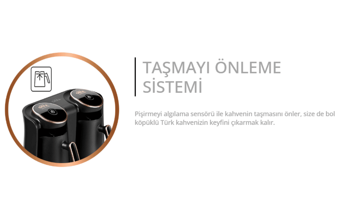 Arzum Ok006 Mınıo Duo Bakır Türk Kahve Makinesi
