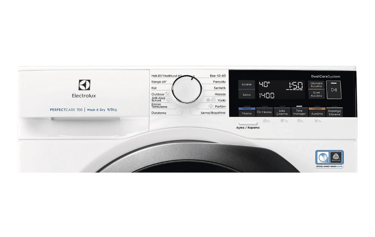 Electrolux Ew7Wo349St 1600 Devir 9 Kg / 5 Kg Kurutmalı Çamaşır Makinesi