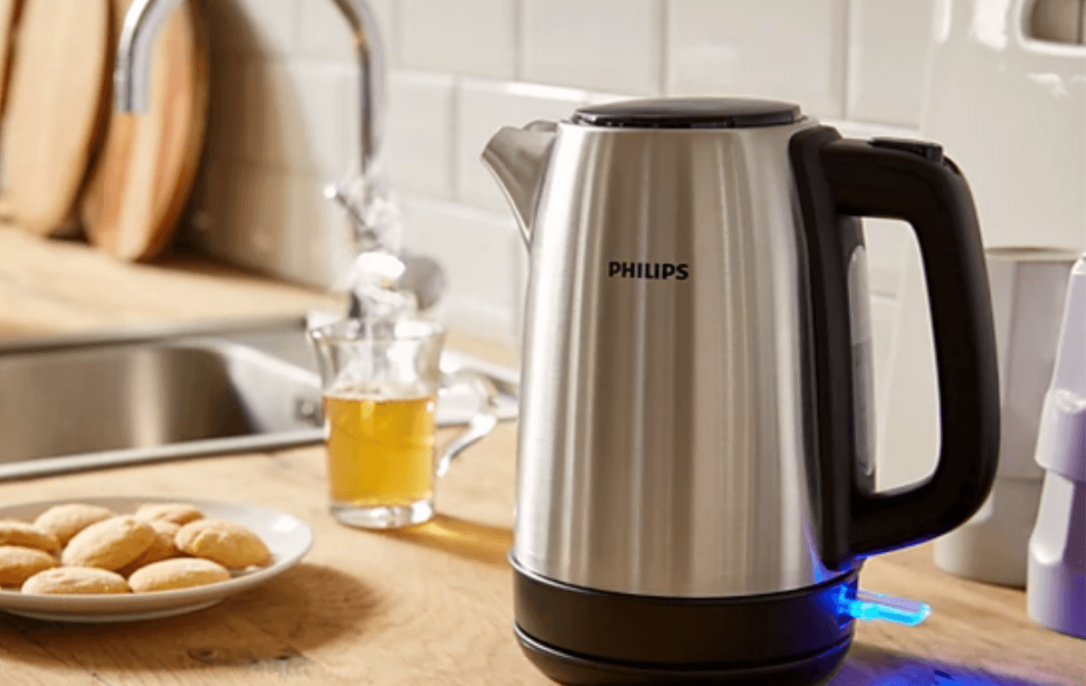 Philips Hd9350/90 Daily Collection 2200 W 1.7 Lt Çelik Kettle