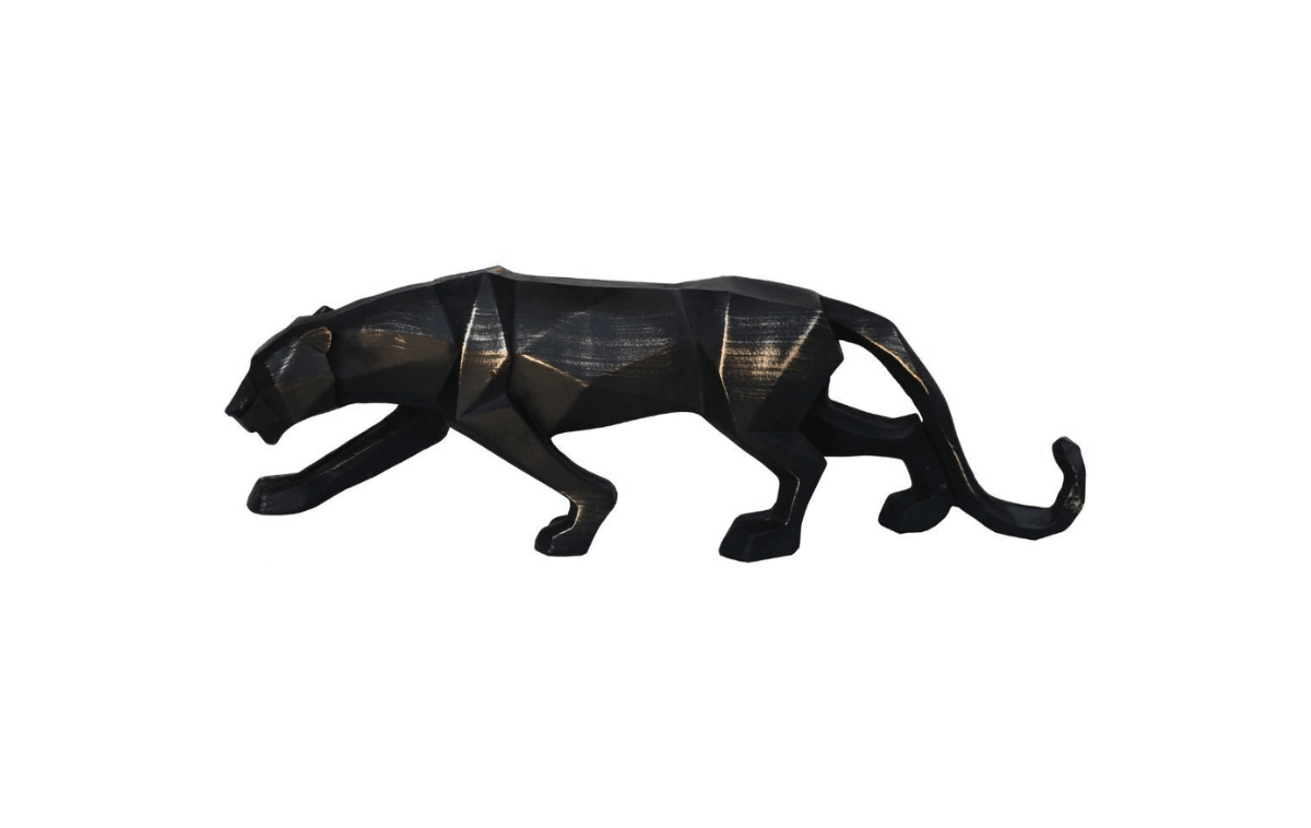 Hanzade Konsept Kubik Leopar Eskitme 43 cm - 14636