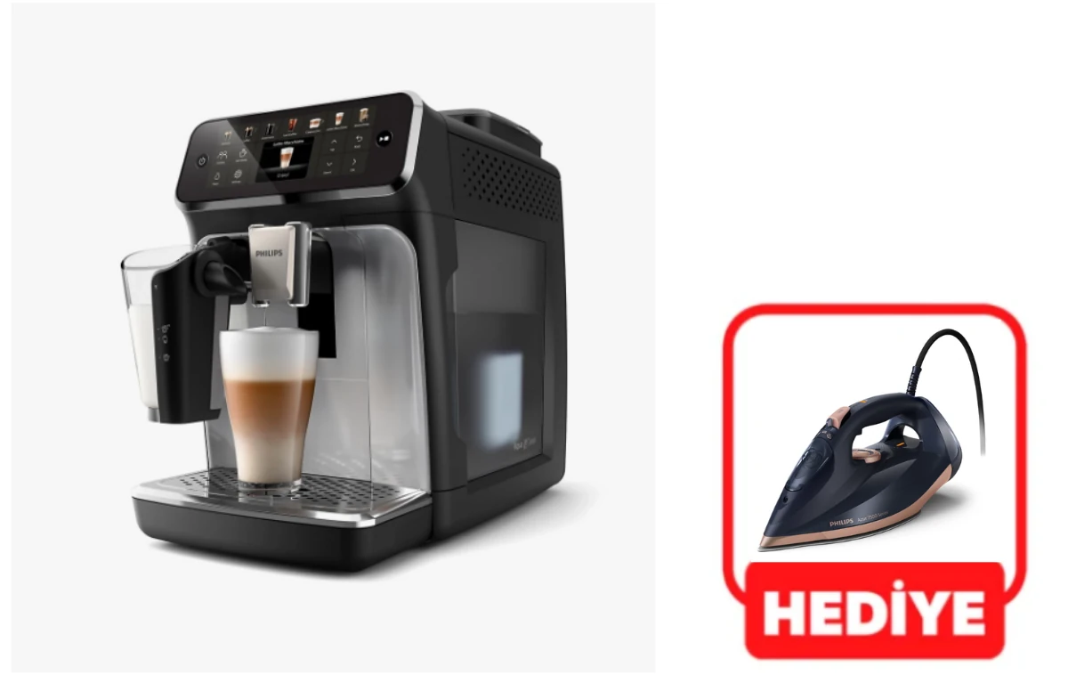 EP4446/70 Tam Otomatik Espresso Makinesi + Dst7510 Azur Ütü