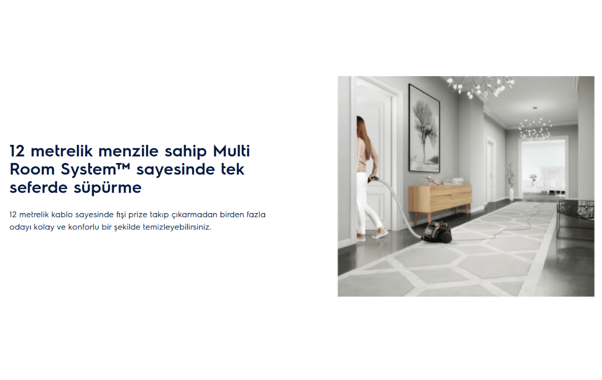 Electrolux UltraFlex EUFC82EB 650 W Toz Torbasız Süpürge