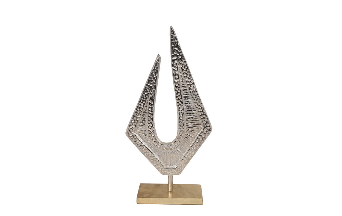 Hanzade Konsept Metal Mızrak Silver Dekor 9*23*45 Cm