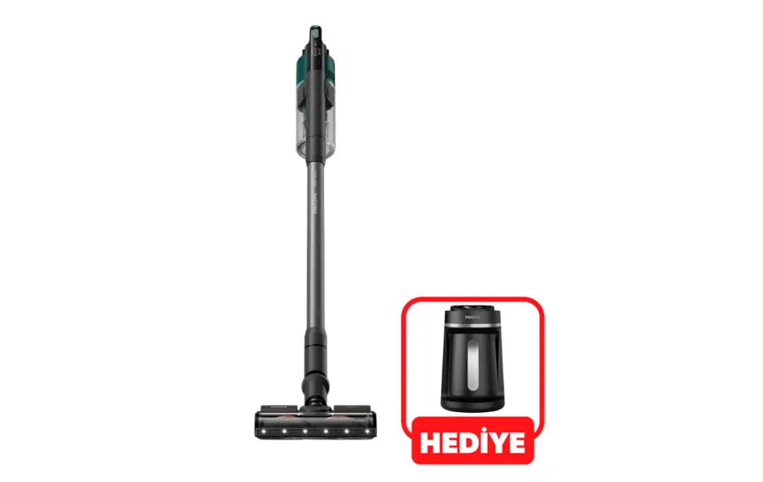 Dikey Şarjlı Süpürge XC6456/10 Kahve Makinesi Hediye HDA150/61