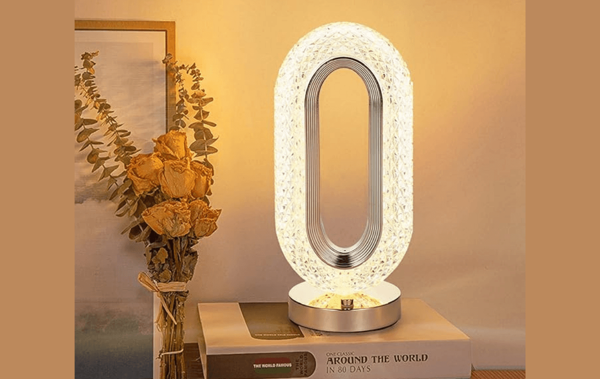 Hanzade Dekor Kristal Led Masa Lambası