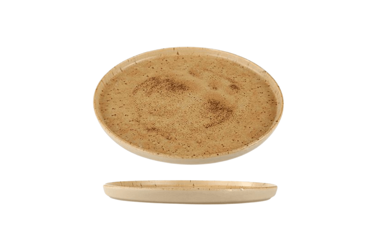 Porland Stoneware Natura Düz Tabak 22Cm