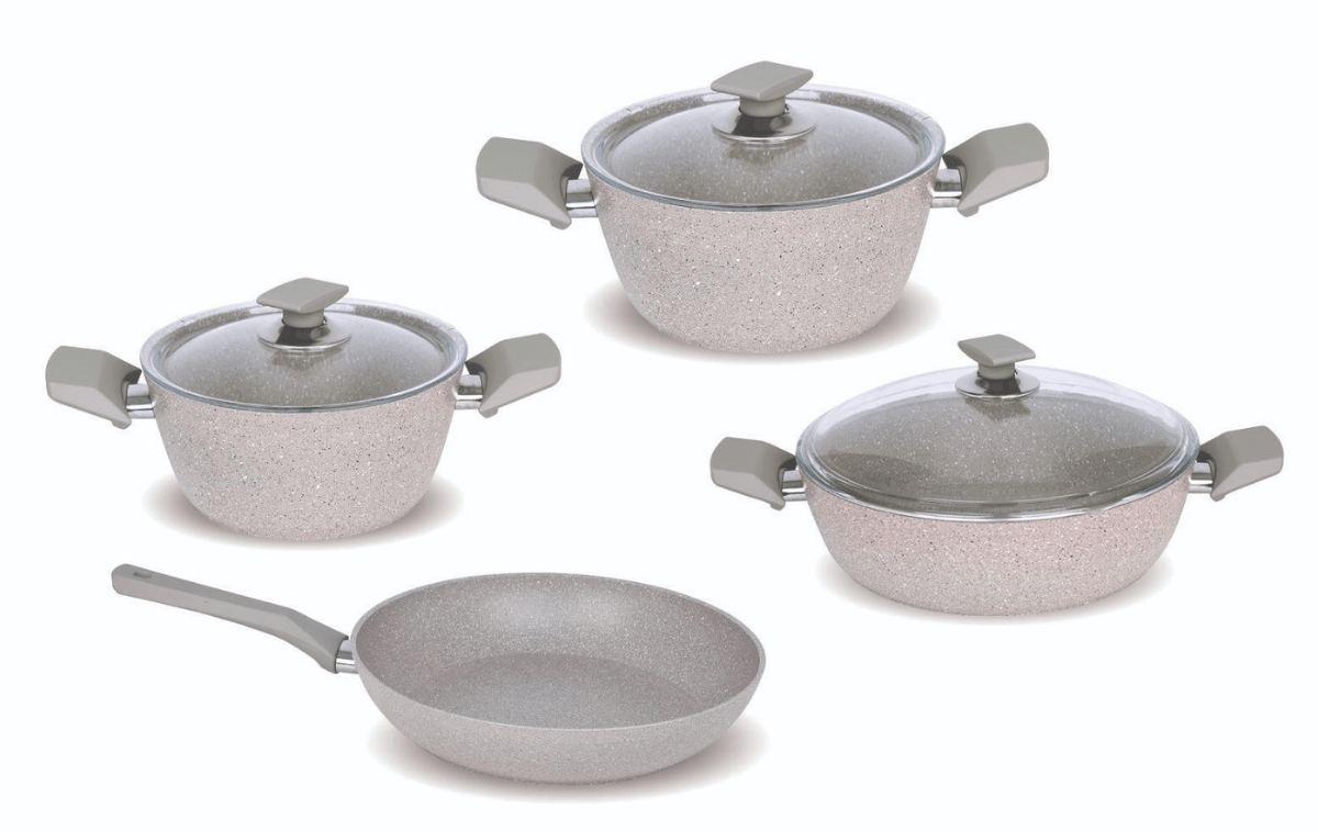 Fms Safir Granit 7 Parça Tencere Seti G5017