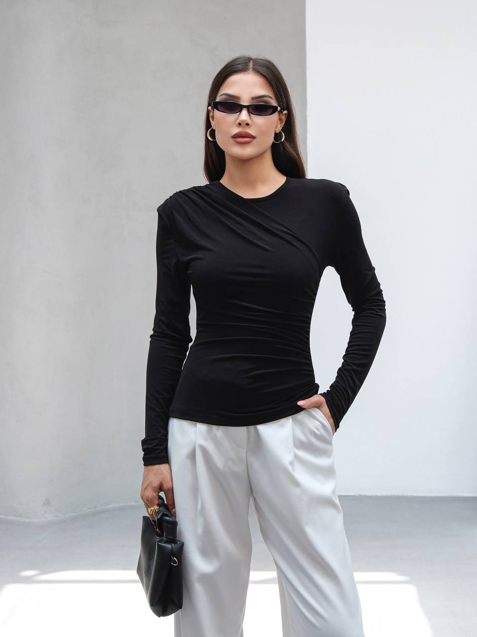 YANI BÜZGÜLÜ SANDY BLUZ