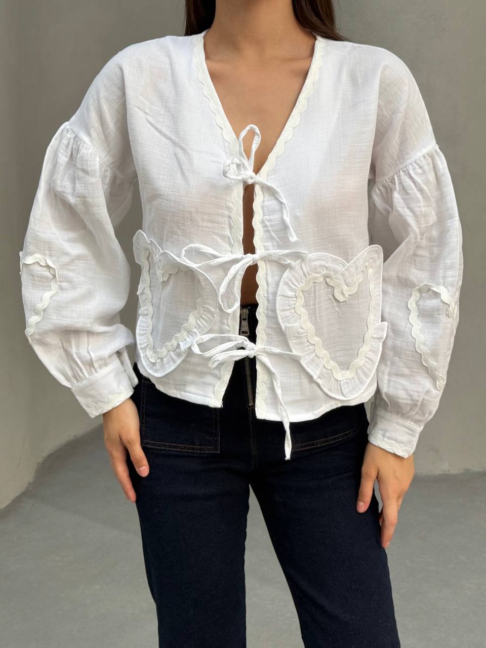 KALP CEPLI MUSLIN KIMONO