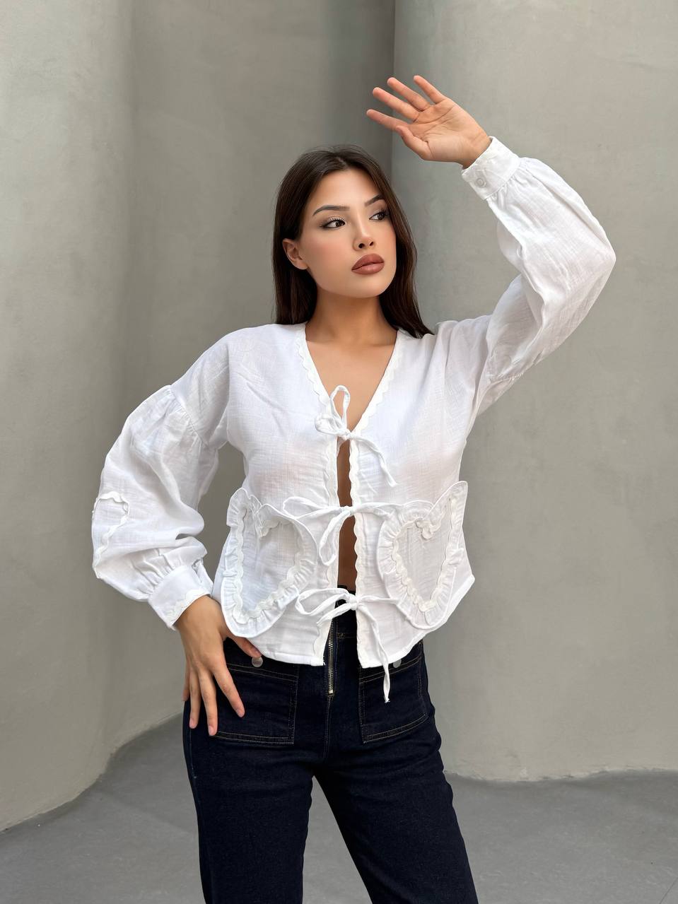 KALP CEPLI MUSLIN KIMONO