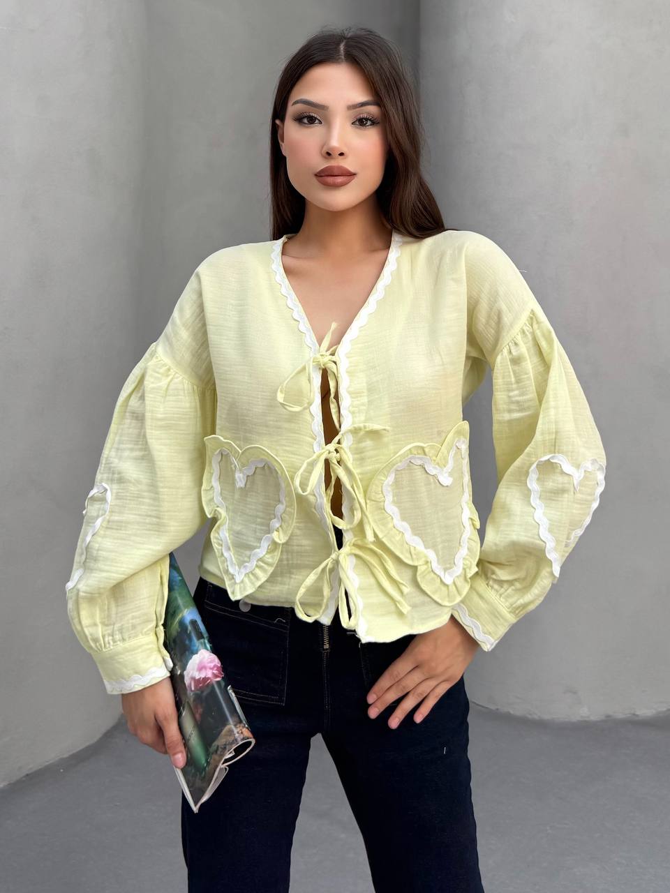 KALP CEPLI MUSLIN KIMONO - SARI