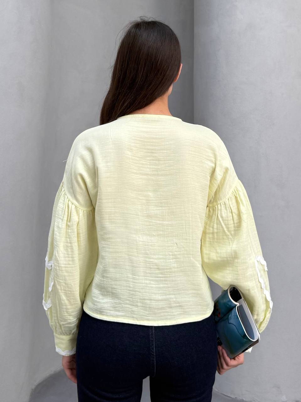 KALP CEPLI MUSLIN KIMONO - SARI