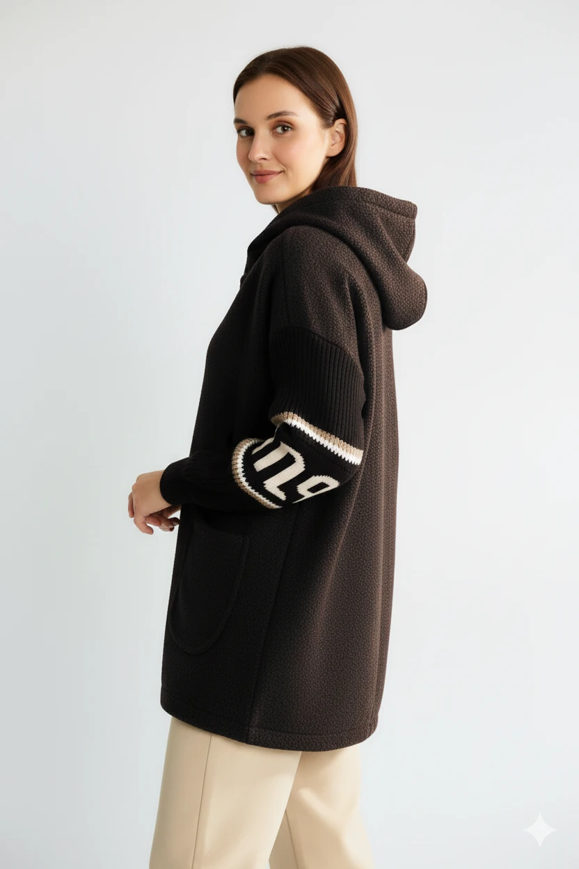 FERMUARLI BUKLET MONT - Siyah