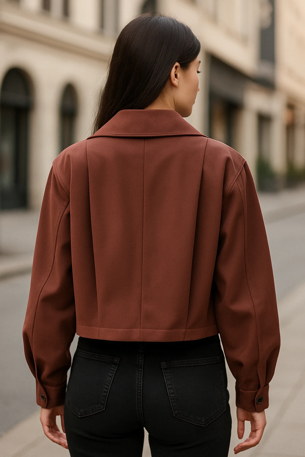 PİLE DETAYLI TRENC - Kahverengi