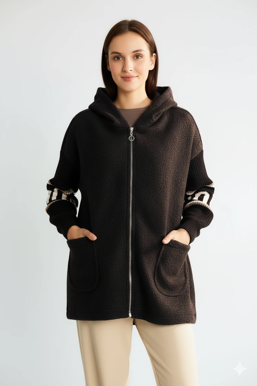 FERMUARLI BUKLET MONT - Siyah