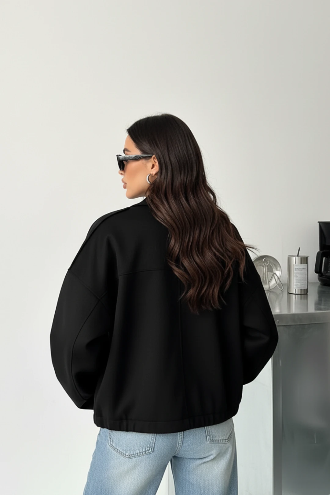 Cemo Basic Ceket (Shacket) - Siyah