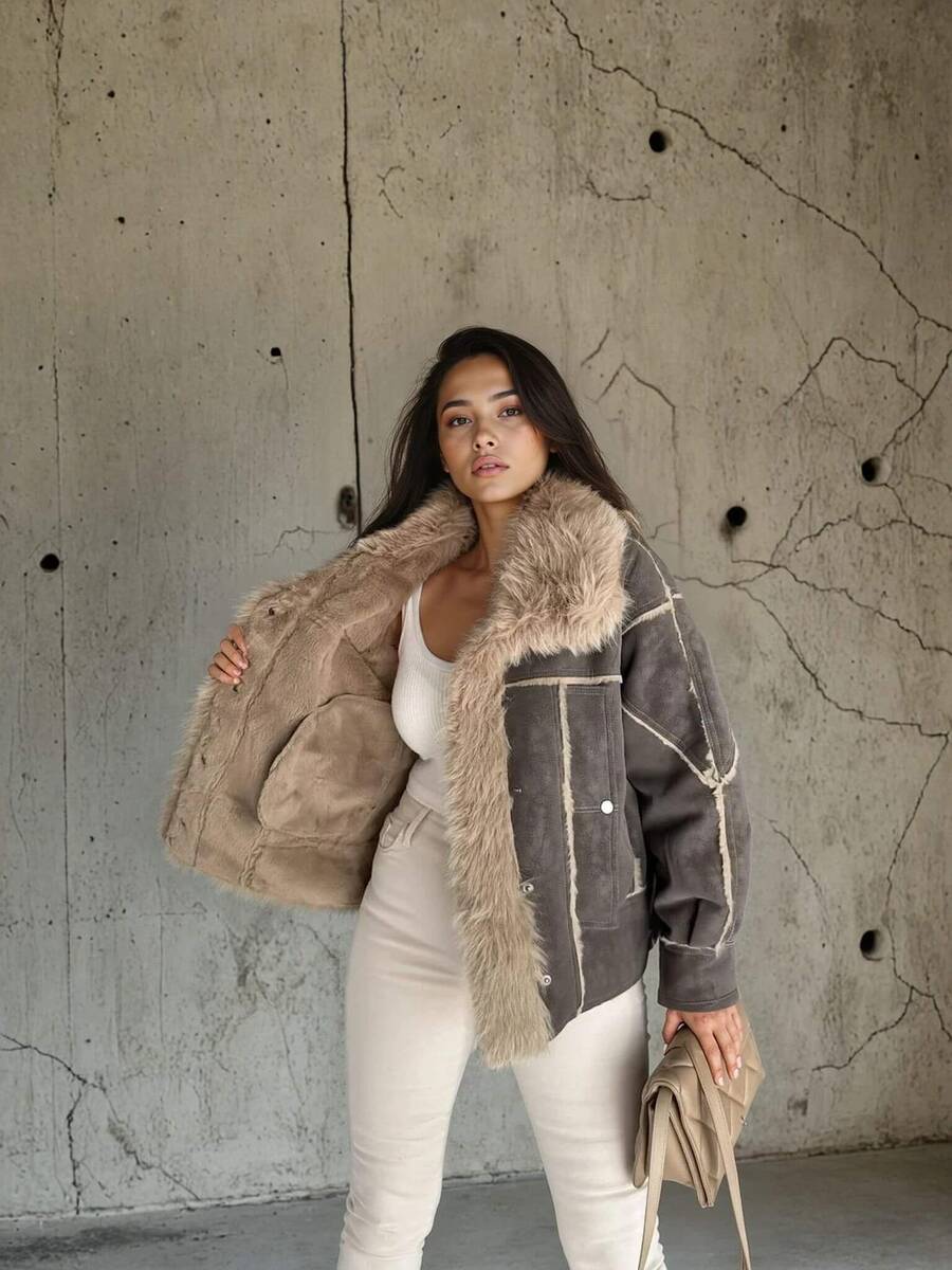 YAKASI KÜRKLÜ CEKET