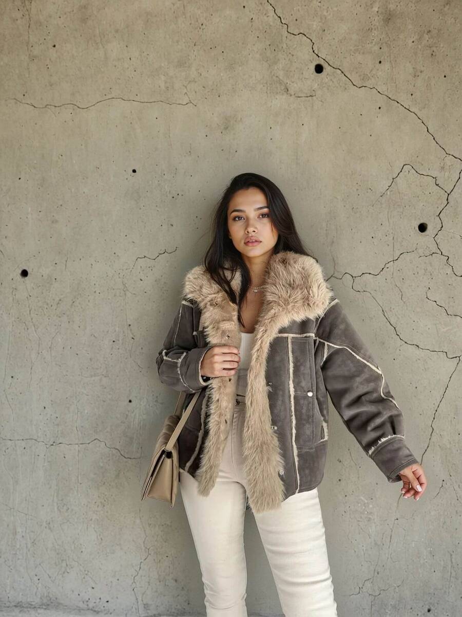 YAKASI KÜRKLÜ CEKET