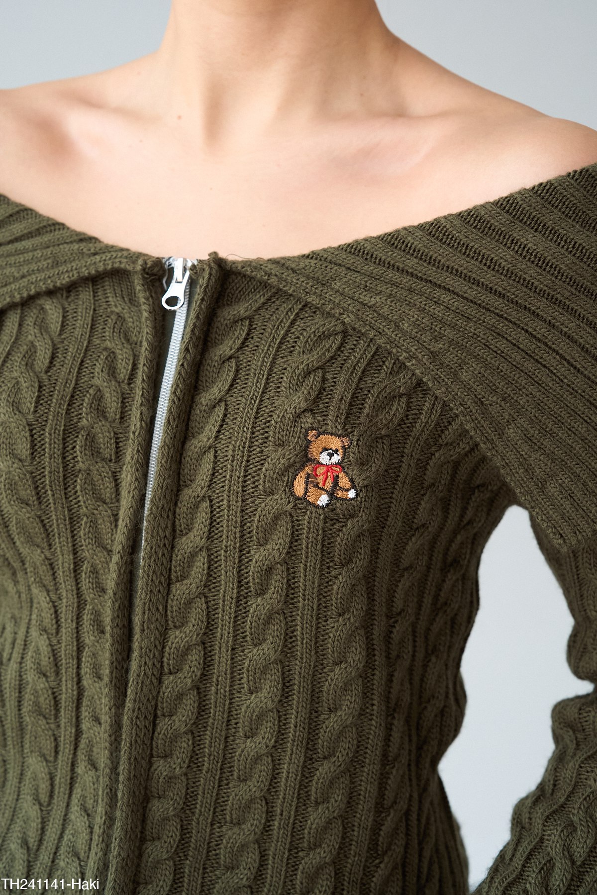 FERMUARLI AYICIKLI HIRKA - Haki Yeşili