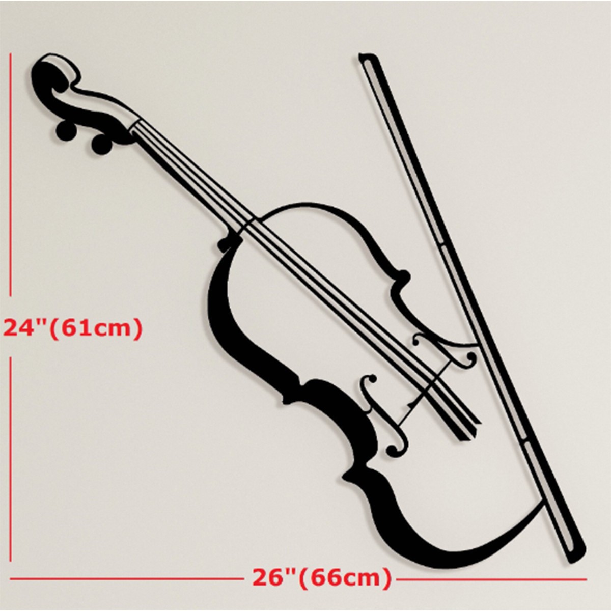 Wall Art Elegant Violin  