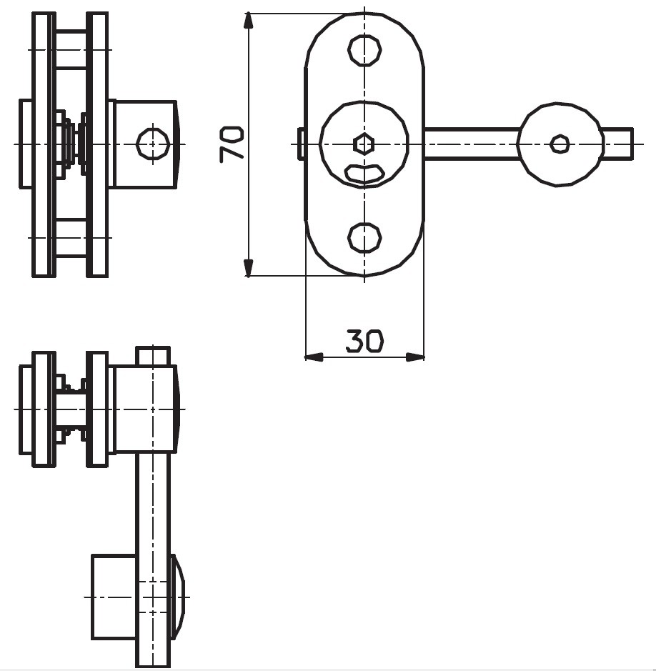 CSG 700 - Oval Kilit ve Karşılığı
