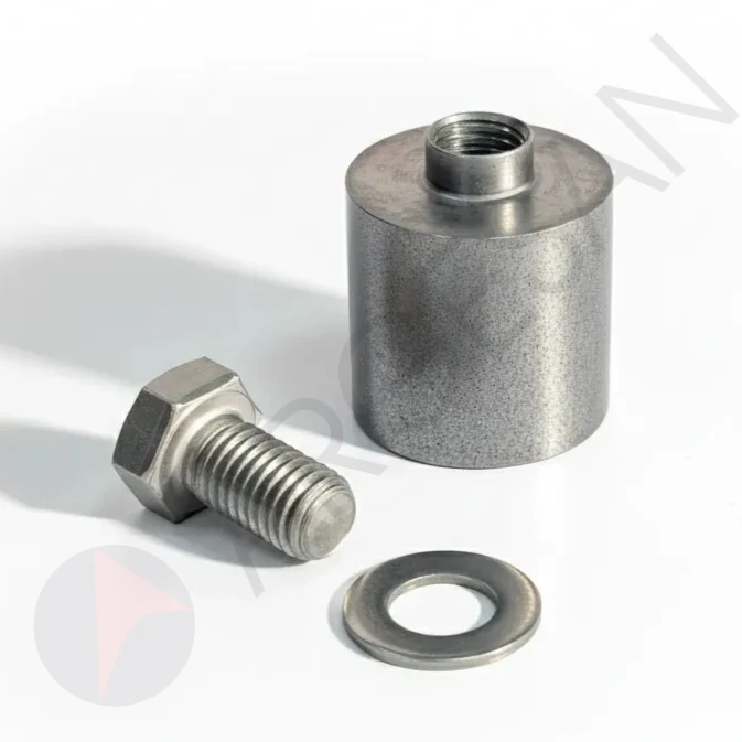 SCA 140  Ø 40 H: 40 SABİT KONNEKTÖR ARKASI KAYNAK AĞIZLI - ST52 HAM