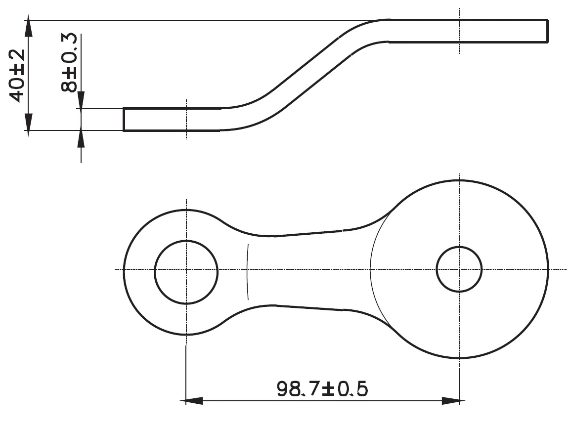 SBA 101 Stainless Steel Spider Glass Fitting Single Arm-Short