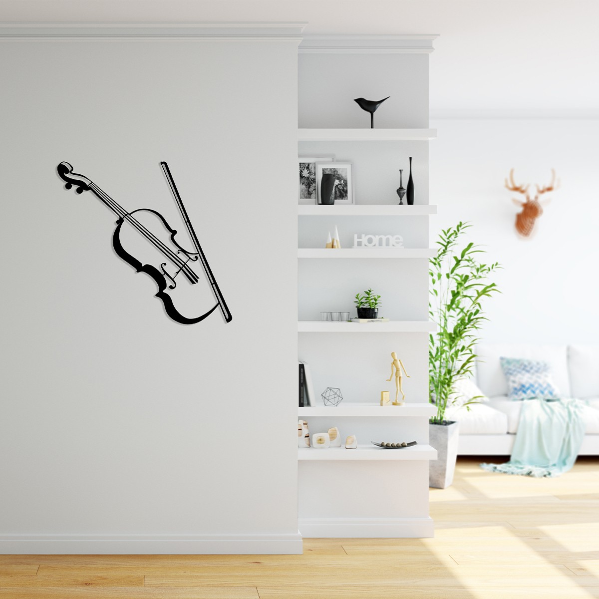 Wall Art Elegant Violin  