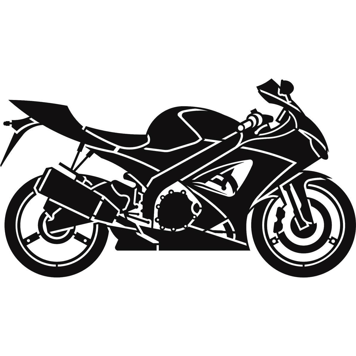 Motorsiklet Hız ve Özgürlük Metal Tablo