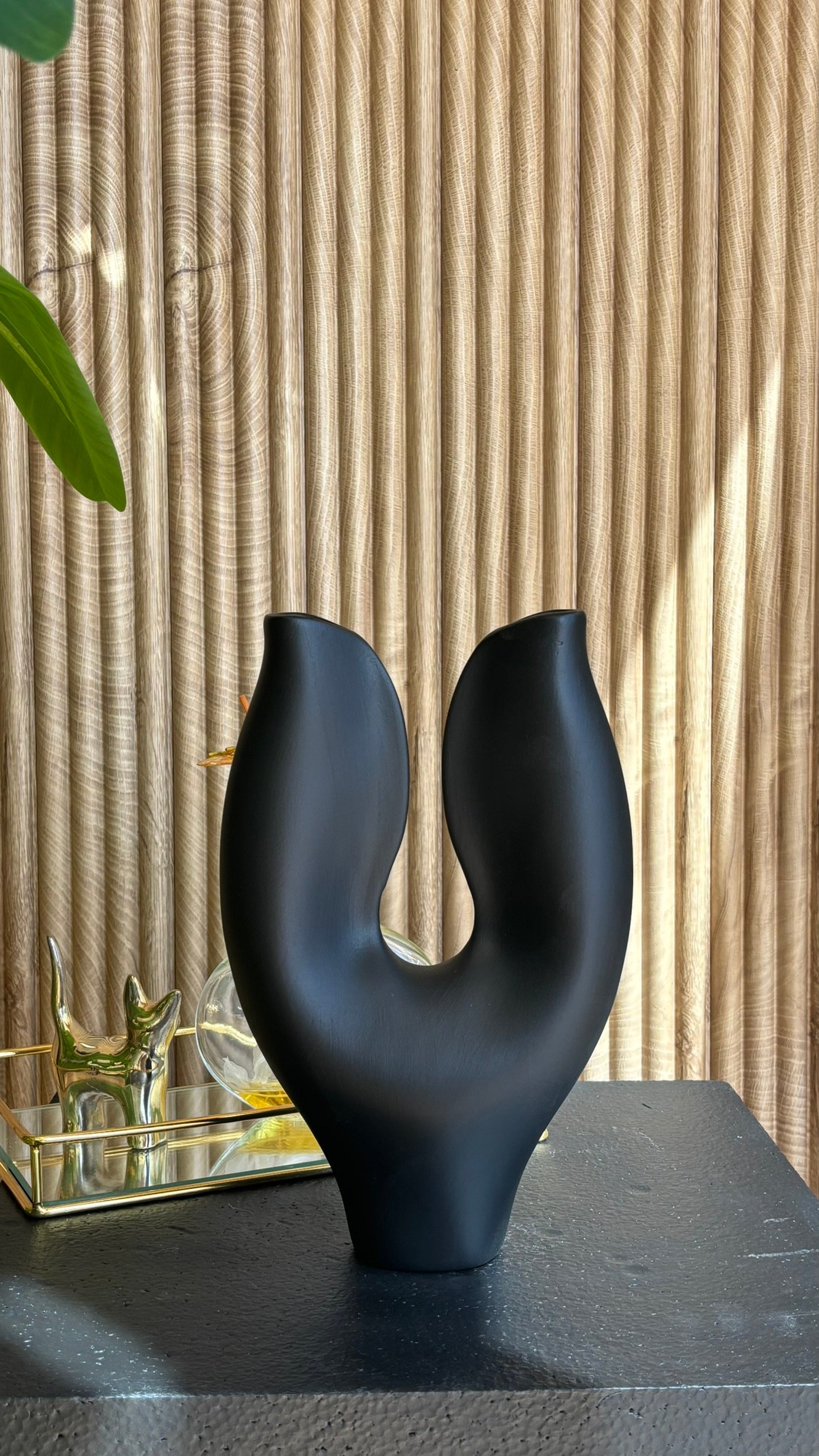 Curve Dekoratif Seramik Vazo