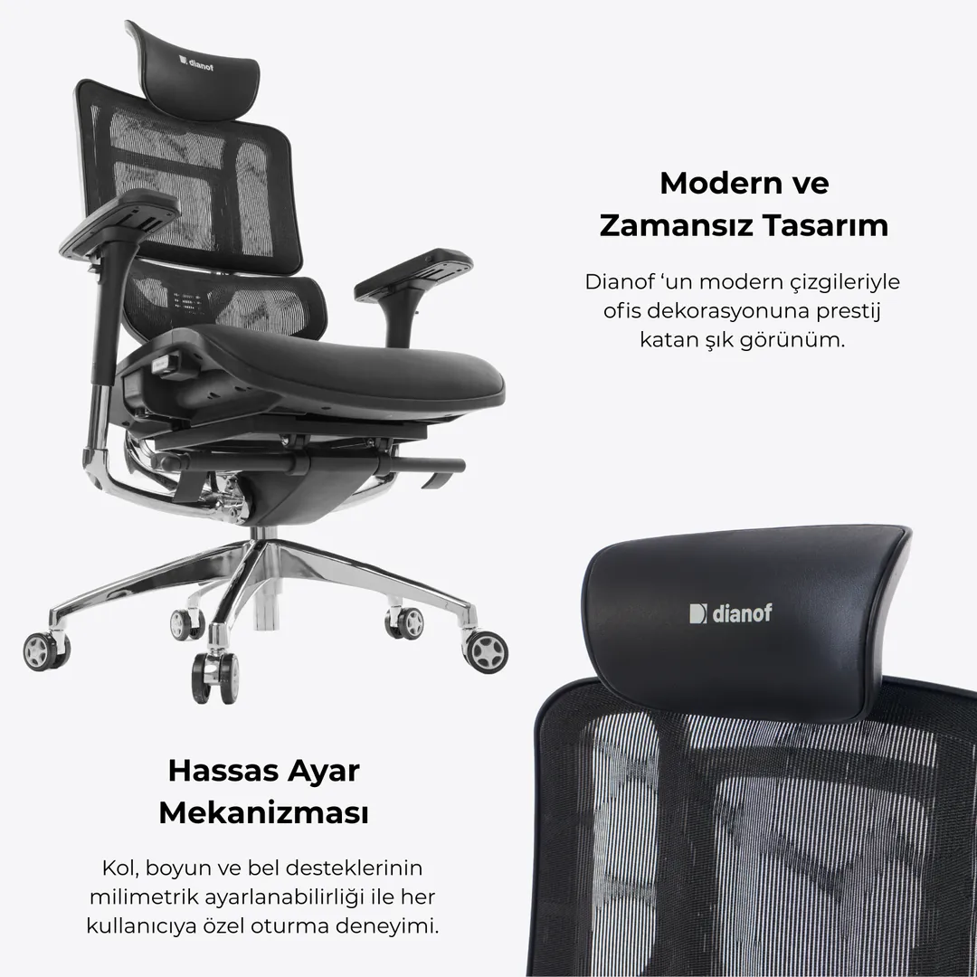 Honor Çalışma Koltuğu önden görünüm