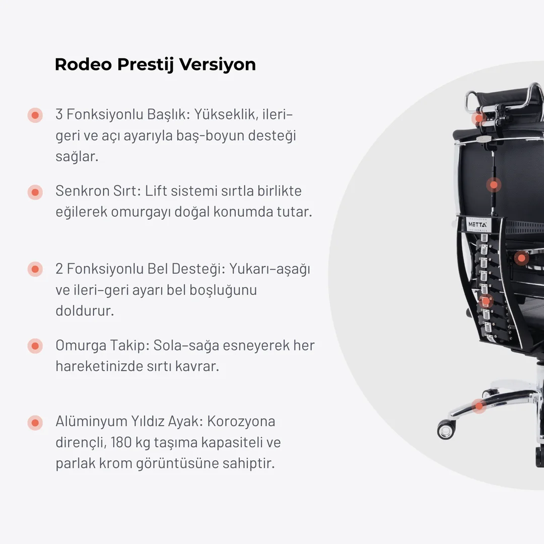 Rodeo çalışma koltuğu yeni görsel 1