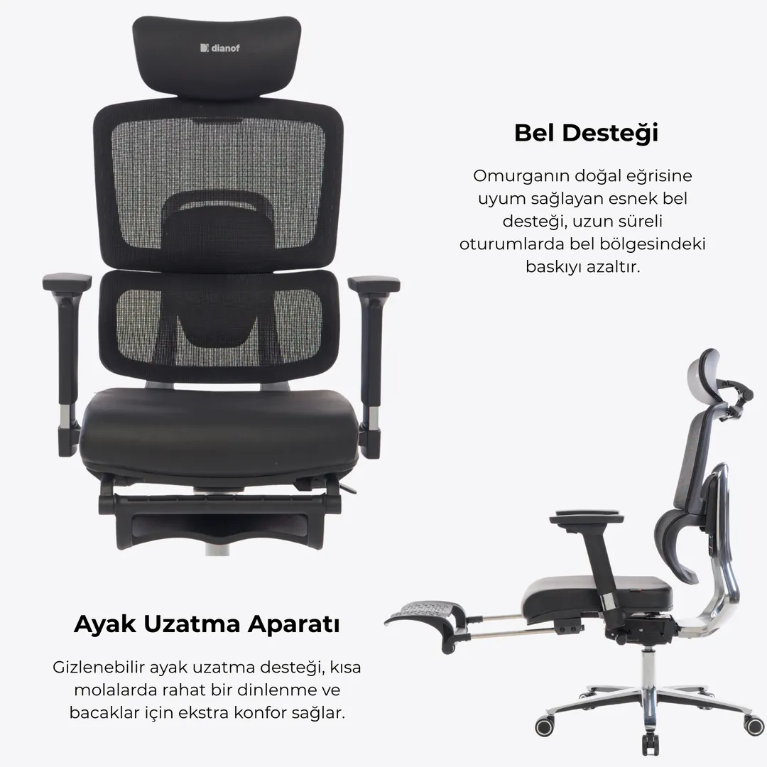 Fest Çalışma Koltuğu önden görünüm