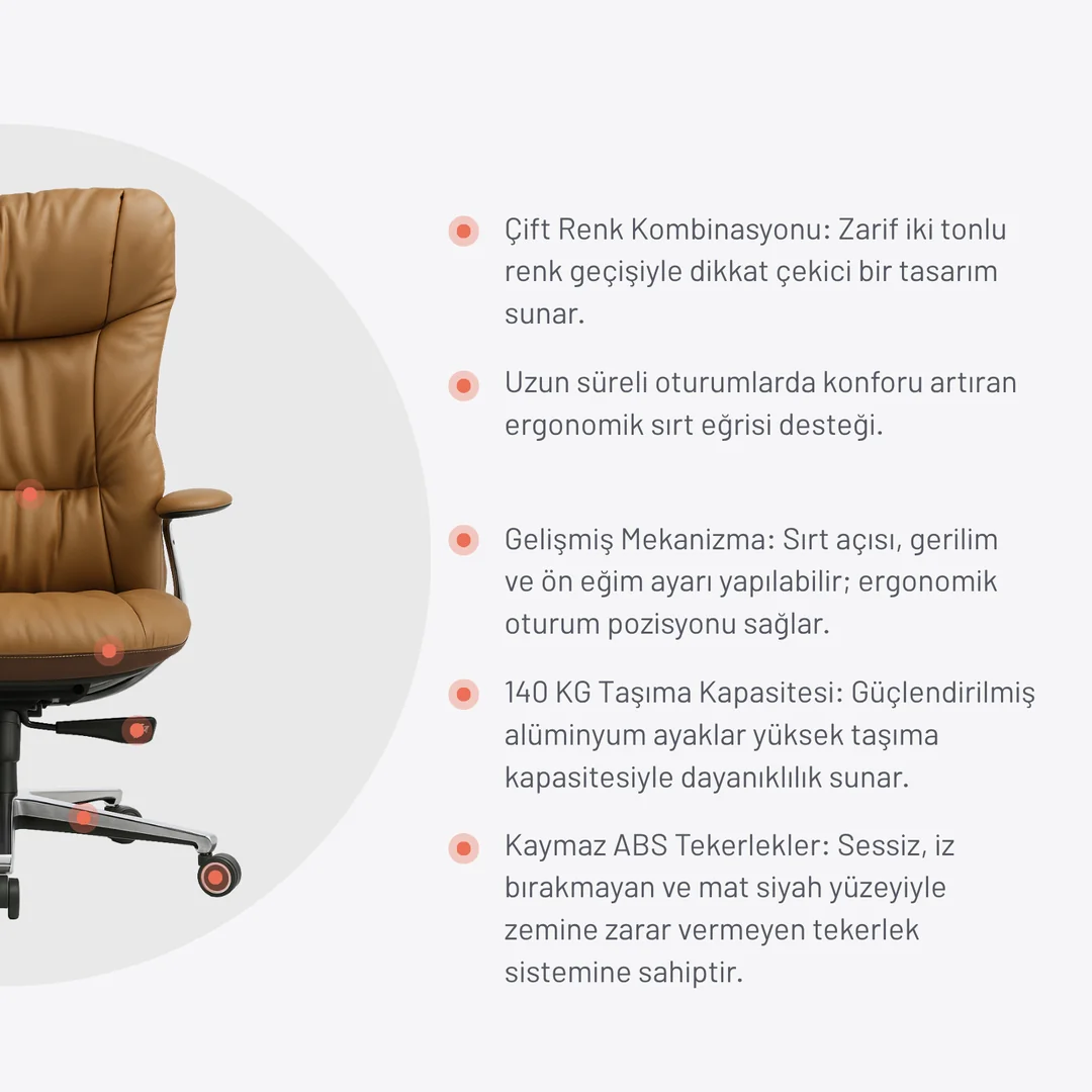 Forbos yönetici koltuğu görsel 2