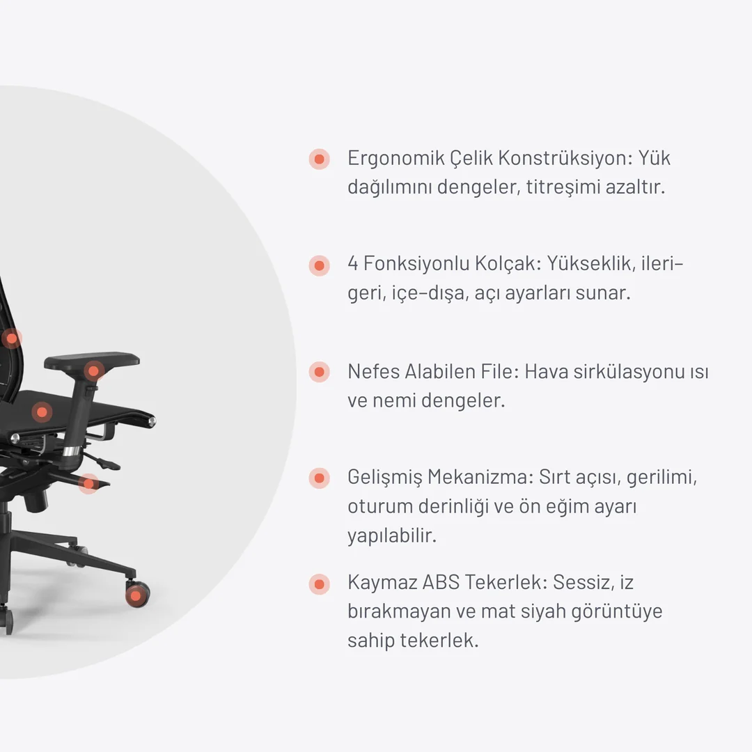 Rodeo çalışma koltuğu yeni görsel 4