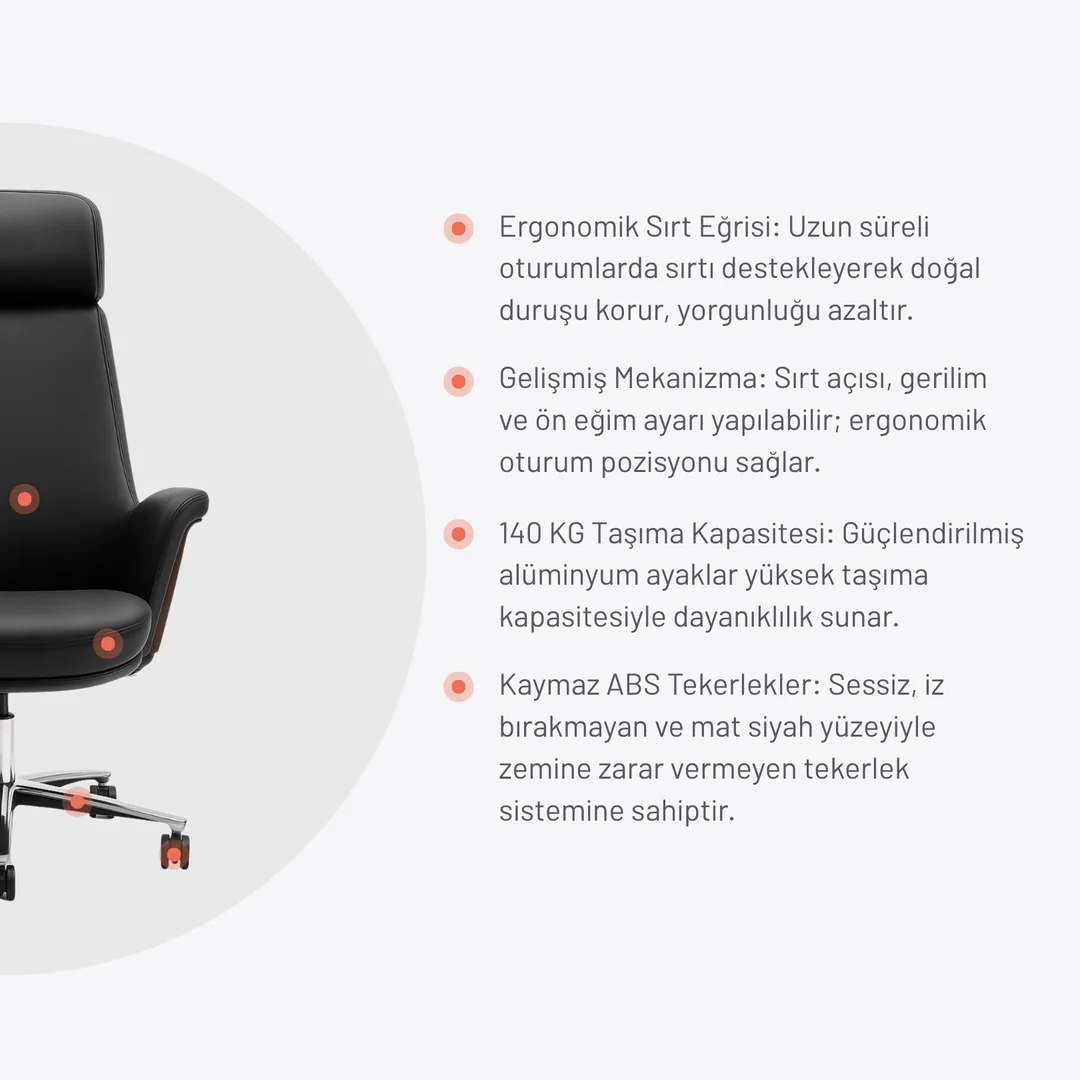 Toska yönetici koltuğu görsel 2