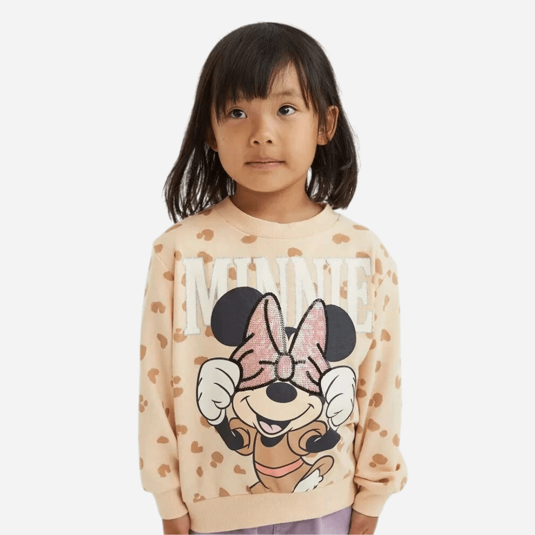 Kız Çocuk Minnie Mouse Sweatshirt